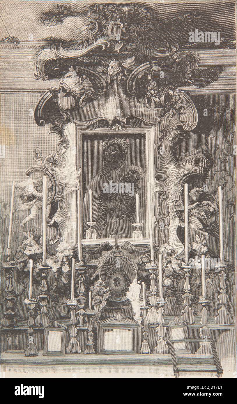 L'autel dans la chapelle Saint Stanisław Kostka à Rome selon Józef Pankiewicz. Forme des oreilles 1887 (1) 132 Antoszewicz, Stanis AW (fl. 1873 1886), Pankiewicz, Józef (1866 1940) Banque D'Images