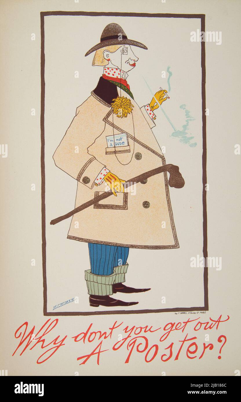 REKLAMA Plakatu Album E. Maindron les programmes illustres des théâtres et des cafés de concert. Menus, cartes d'invitation, petits tirages, etc. Maindron, Ernest (1838–1908), Meriman Banque D'Images