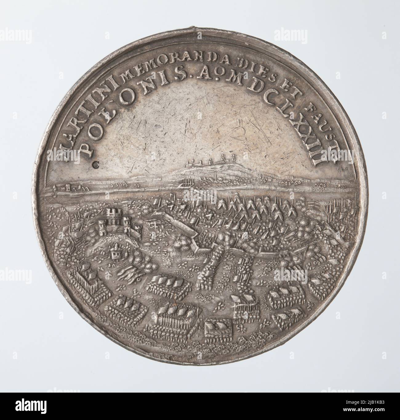 Jan III Sobieski (1674 1696), victoire près de Khotyn Höhn, Jan (m .; ca 1641 1693) Banque D'Images