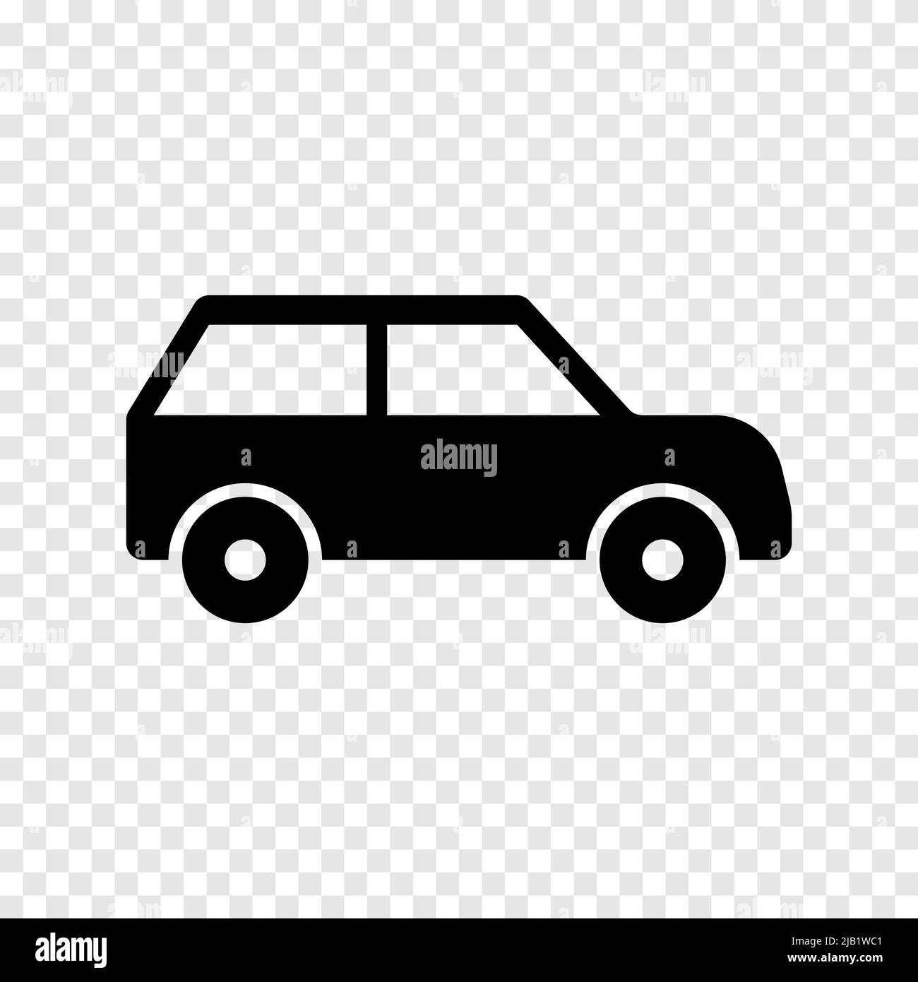 Symbole de voiture design simple Illustration de Vecteur