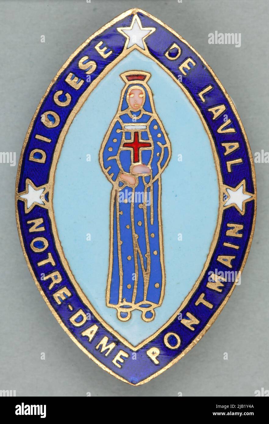 Insigne de pèlerin notre Dame de l'espérance de Pontmain / diocèse de