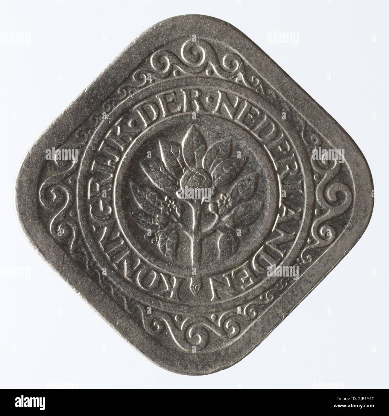Holandia, Wilhelmina (1890 1948), 5 cents, Utrecht; 1938 Mennica Utrecht Banque D'Images