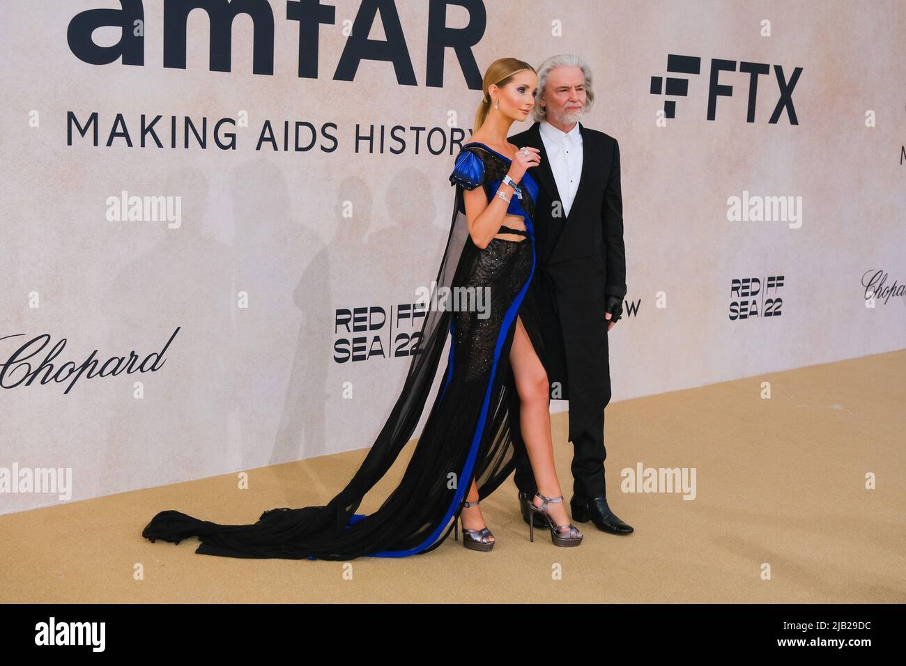 Anna Hiltrop et Hermann Buehlbecker vus lors du Gala annuel de l'amfAR