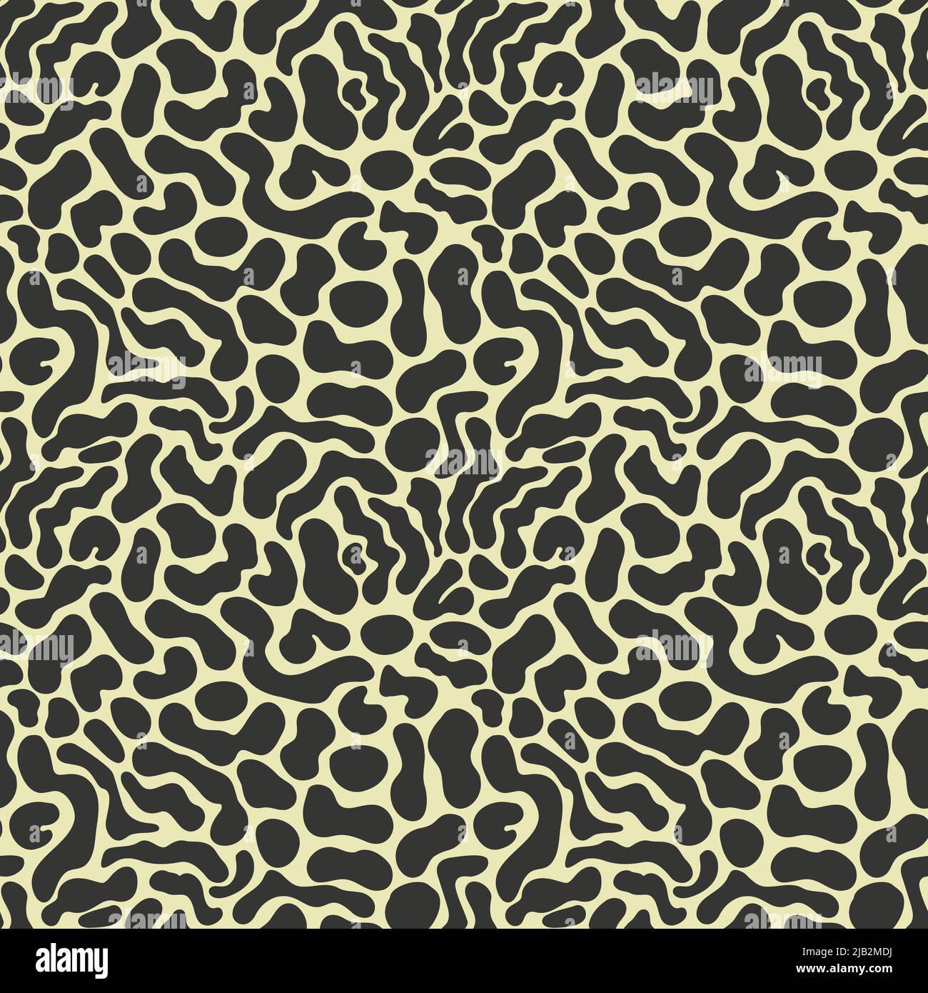 Motif sans couture en peau de poisson-chat Brocade. Bruit de fond de diffusion de la réaction de culture biologique. Modèle abstrait chaotique de peau à pois d'animaux pour couverture textil Illustration de Vecteur