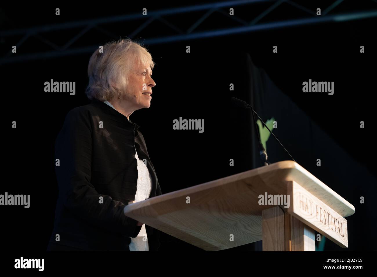 Hay-on-Wye, pays de Galles, Royaume-Uni. 2nd juin 2022. Margaret Percy et Hugh Purcell au Hay Festival 2022, pays de Galles. Crédit : Sam Hardwick/Alamy. Banque D'Images