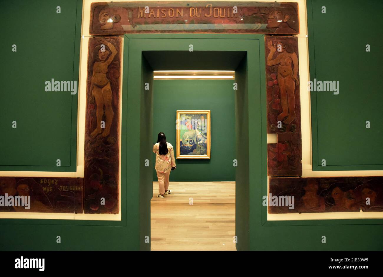 Salle impressionniste, peinture de Paul Gauguin au Musée d'Orsay à Paris, France sur 31 mai 2022. Photo de Patrice Pierrot/ABACAPRESS.COM Banque D'Images