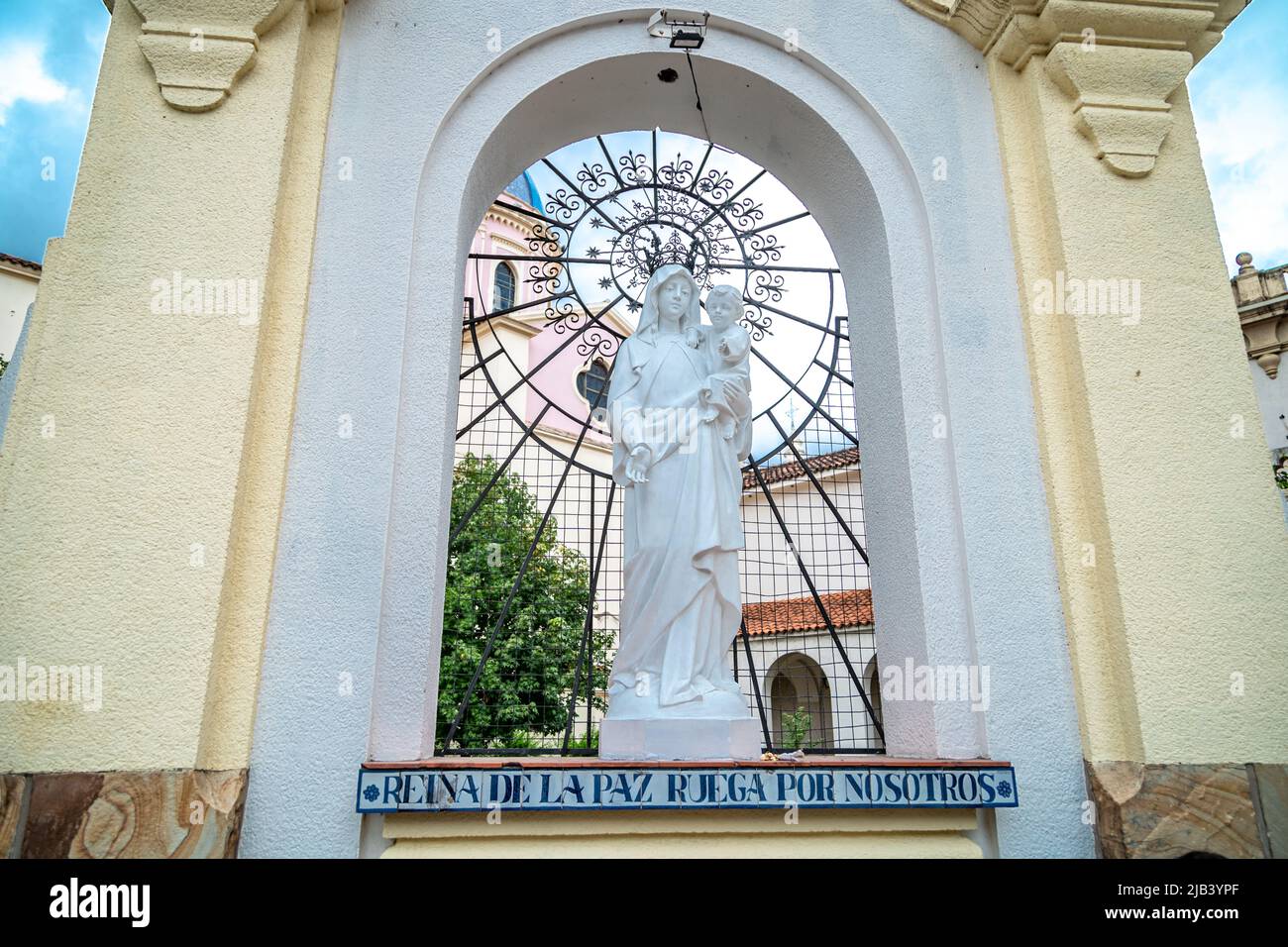 Argentine, Salta - 14 avril. 2022 : Cathédrale de Salta Banque D'Images