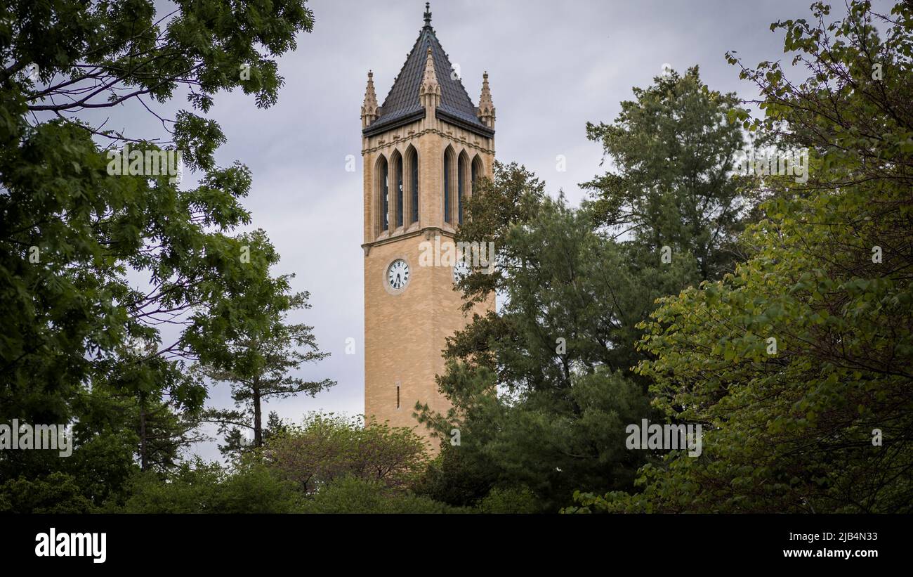 Ames, IA - 22 mai 2022 : campus universitaire des Cyclone de l'université d'État de l'Iowa Banque D'Images