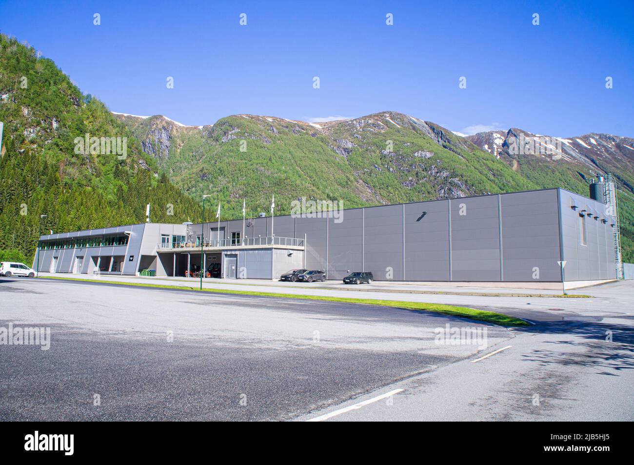 Mowi Steinsvik smolt installation à Steinsvik, dans la municipalité de Volda, en Norvège, sur 30 mai 2022. (CTK photo/Libor Sojka) Banque D'Images