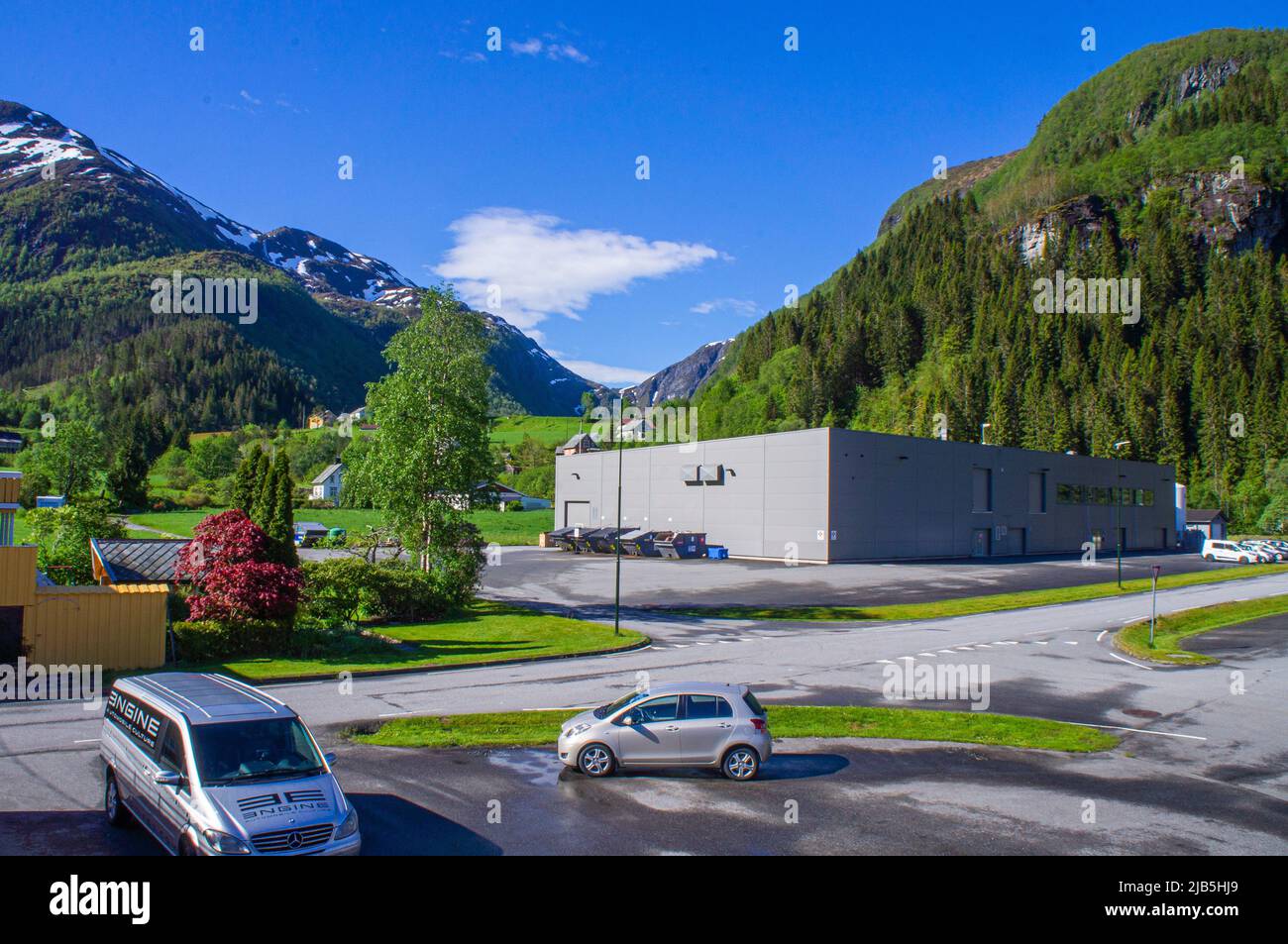 Mowi Steinsvik smolt installation à Steinsvik, dans la municipalité de Volda, en Norvège, sur 30 mai 2022. (CTK photo/Libor Sojka) Banque D'Images