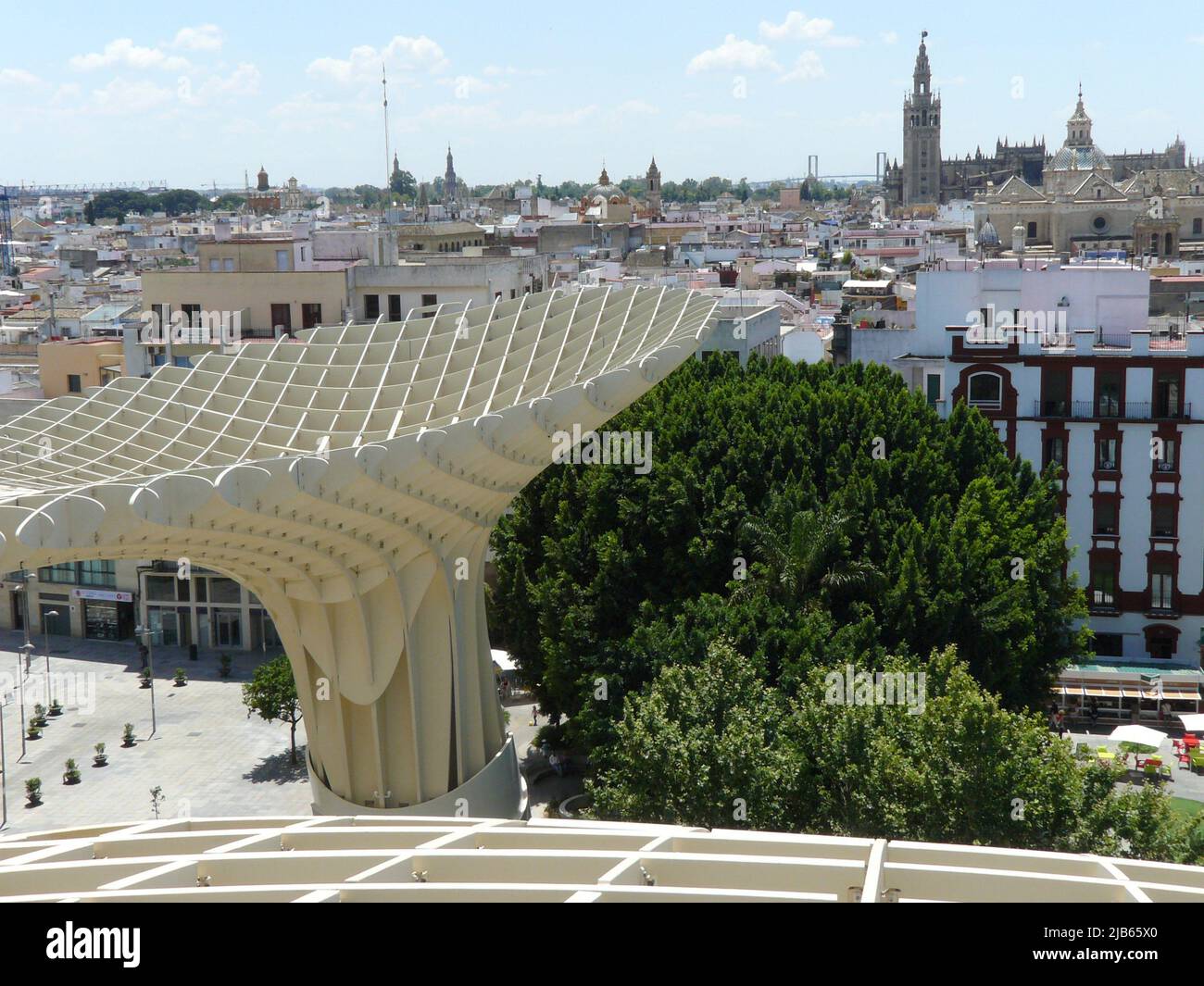 Séville (Espagne). Le parasol Metropol également connu sous le nom de champignons de Séville. Banque D'Images