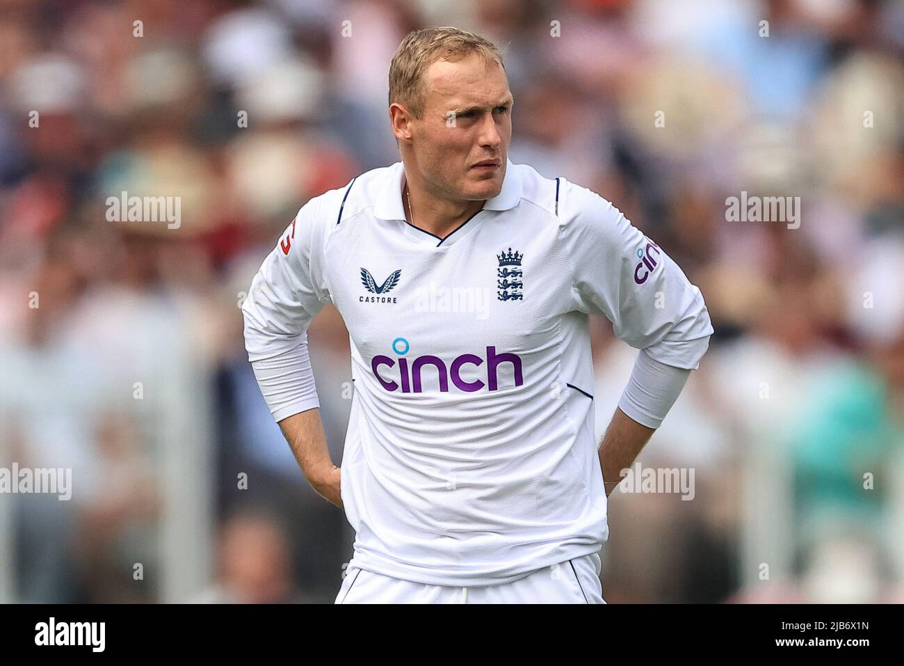 Matt Parkinson d'Angleterre pendant le match Banque D'Images