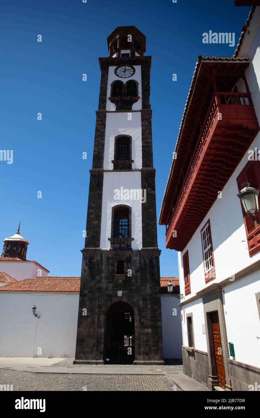 Eglise de l'Immaculée conception sur la place vide, Santa Cruz de Tenerife. C'est une ville portuaire sur l'île de Ténérife, dans les îles Canaries de Spains Banque D'Images