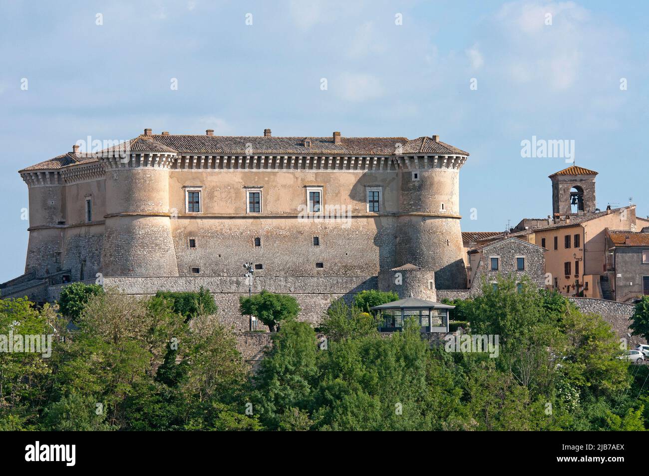 Château médiéval d'Alviano, Ombrie, Italie Banque D'Images
