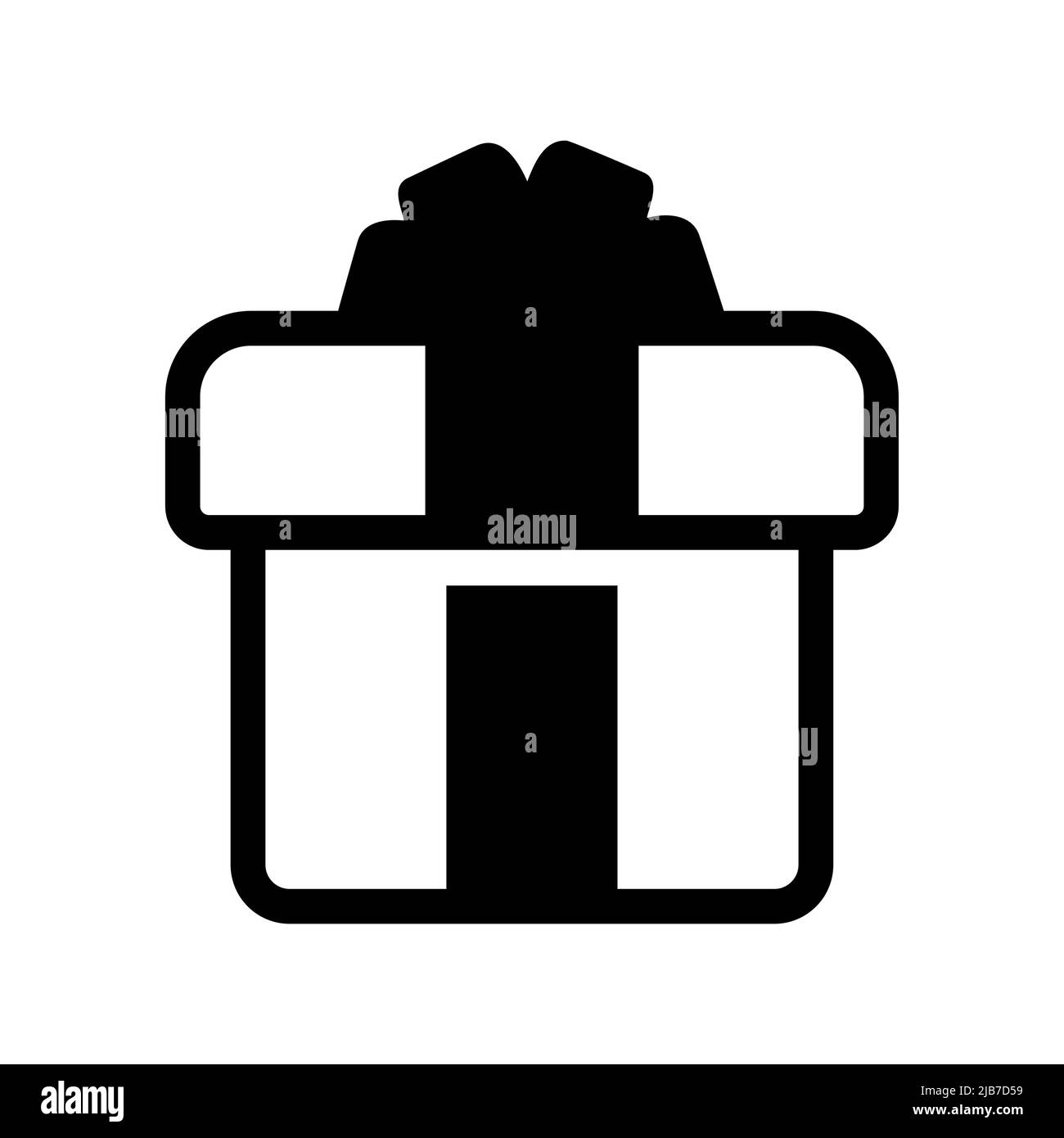 Icône de la boîte cadeau. Illustration vectorielle. Illustration vectorielle de la boîte cadeau. Illustration de Vecteur