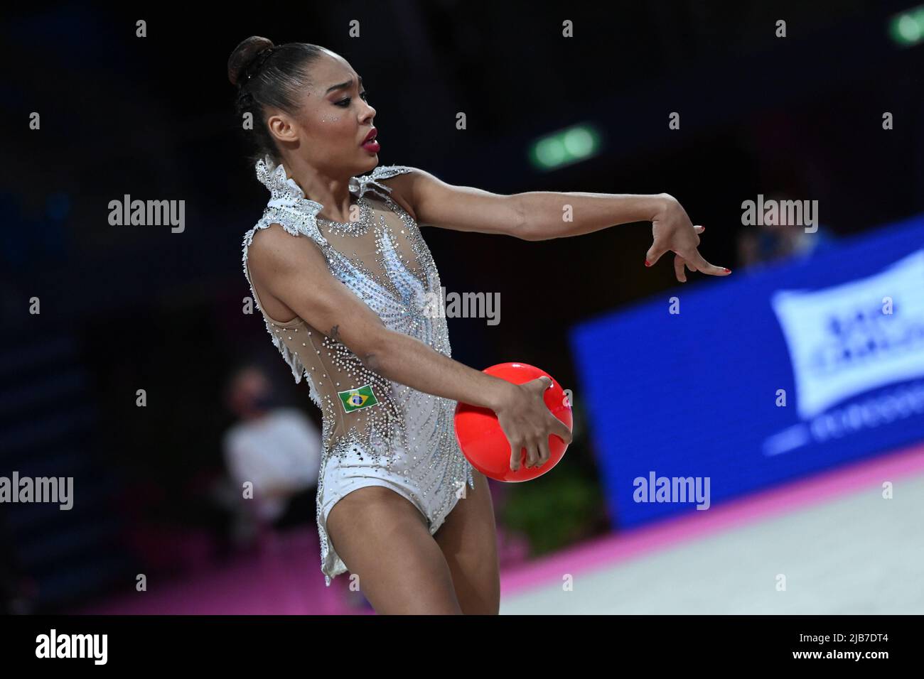 Vitrifrigo Arena, Pesaro, Italie, 03 juin 2022, Passos Ana Luisa (BRA) pendant la coupe du monde de GYMNASTIQUE rythmique FIG 2022 - Gym crédit: Live Media Publishing Group/Alay Live News Banque D'Images