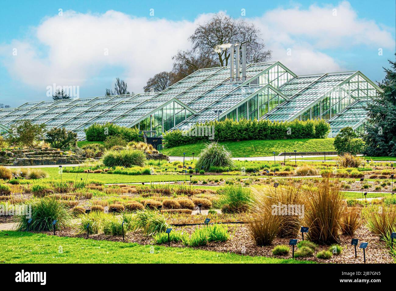 Princess of Wales Conservatory serre au Royal Botanic Gardens Kew Garden. Banque D'Images