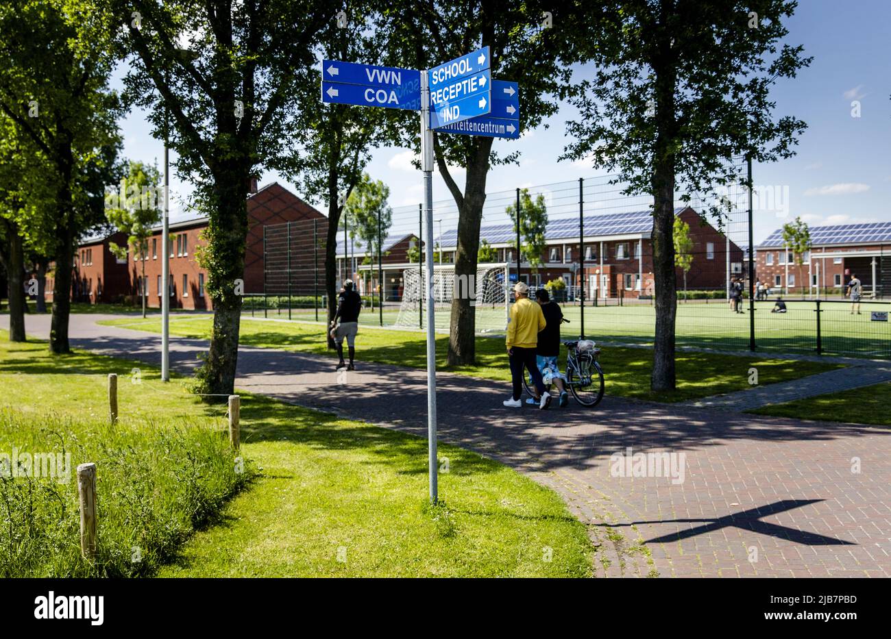 2022-06-03 15:04:30 TER Apel - vue d'ensemble du centre d'accueil pour les demandeurs d'asile à Ter Apel. ANP SEM VAN DER WAL pays-bas sortie - belgique sortie Banque D'Images