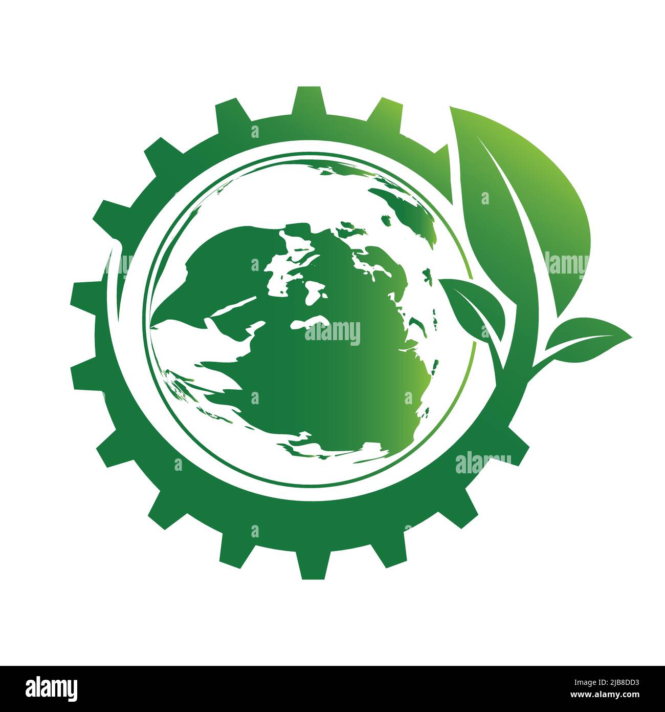 Les engins écologiques, les villes vertes aident le monde avec des idées de concept écologiques, la lacustration vectorielle Illustration de Vecteur