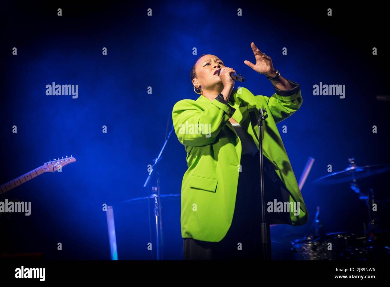 3 juin 2022, Milan, Milan, Italie : Emeli Sandé se produit à Santeria Toscana à Milan. (Credit image: © Pamela Rovaris/Pacific Press via ZUMA Press Wire) Banque D'Images