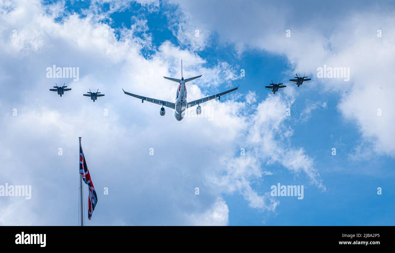 Jubilé de platine, Londres 2022 Banque D'Images