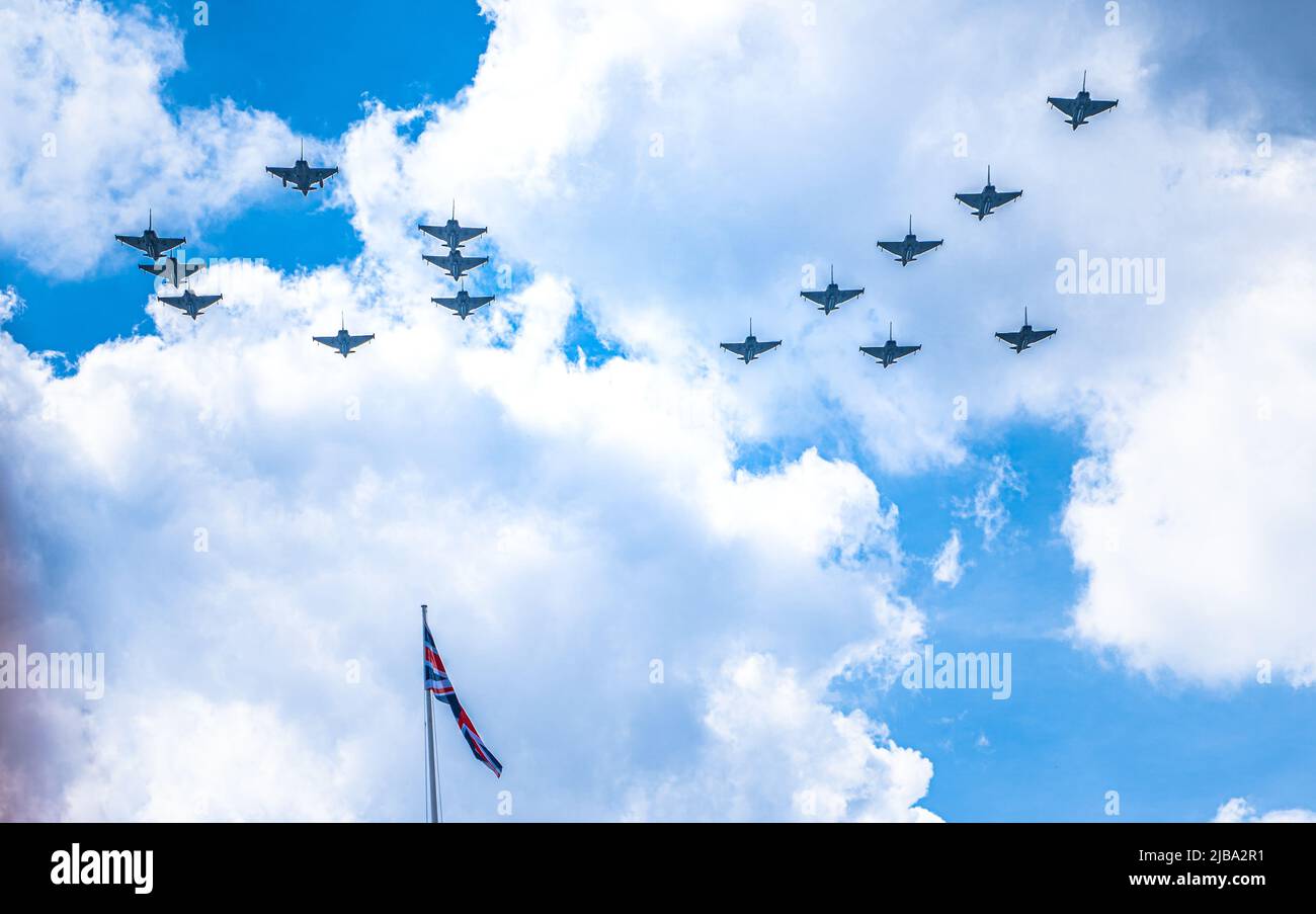 Jubilé de platine, Londres 2022 Banque D'Images