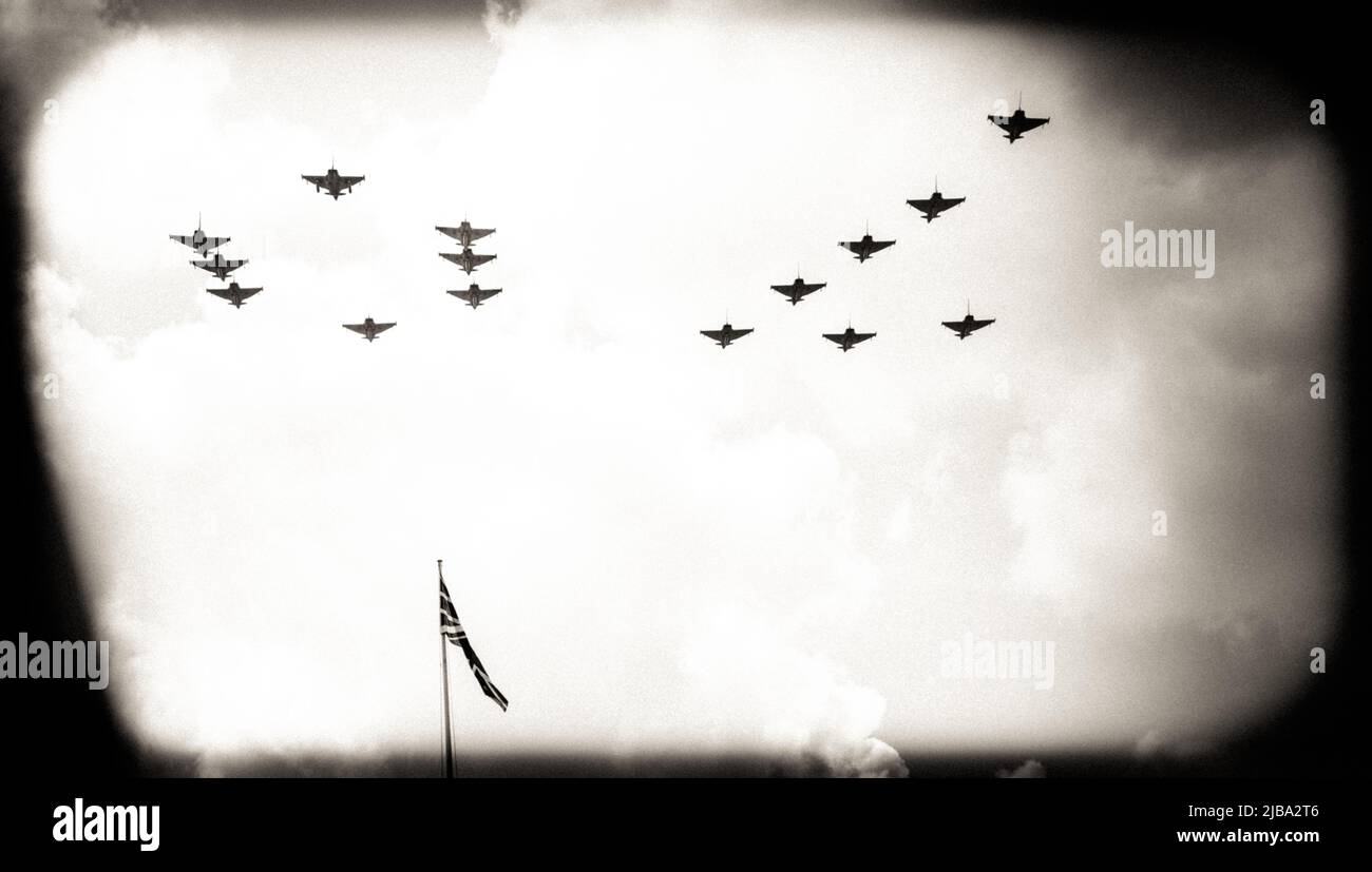 Jubilé de platine, Londres 2022 Banque D'Images