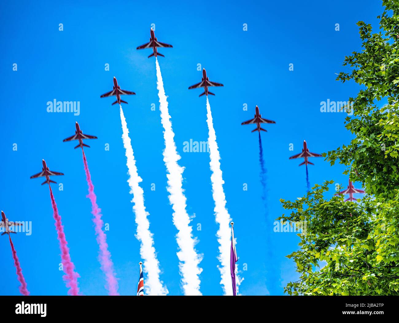 Jubilé de platine, Londres 2022 Banque D'Images