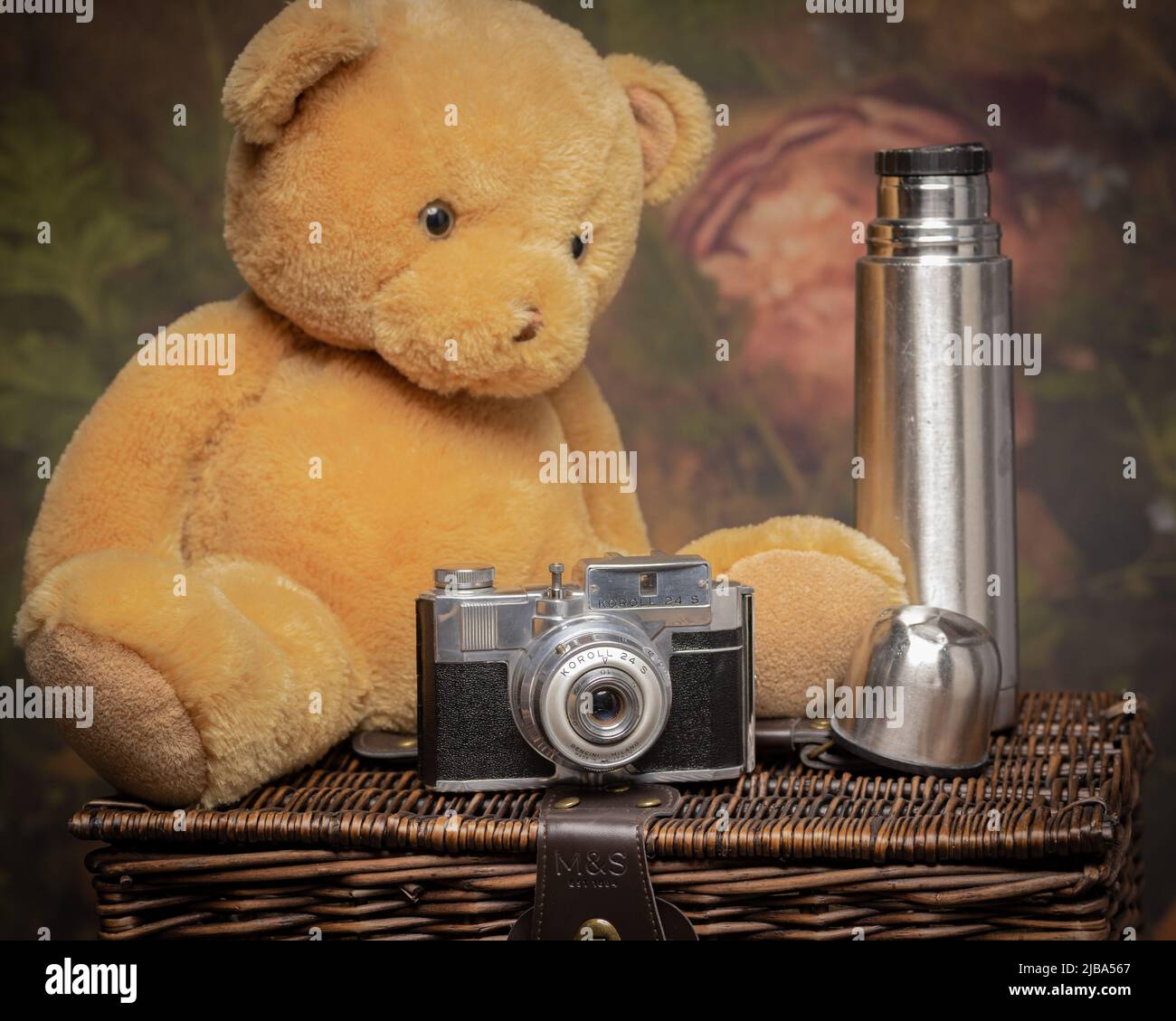 Un appareil photo à pellicule Koroll 120 rouleaux du 1950s Banque D'Images