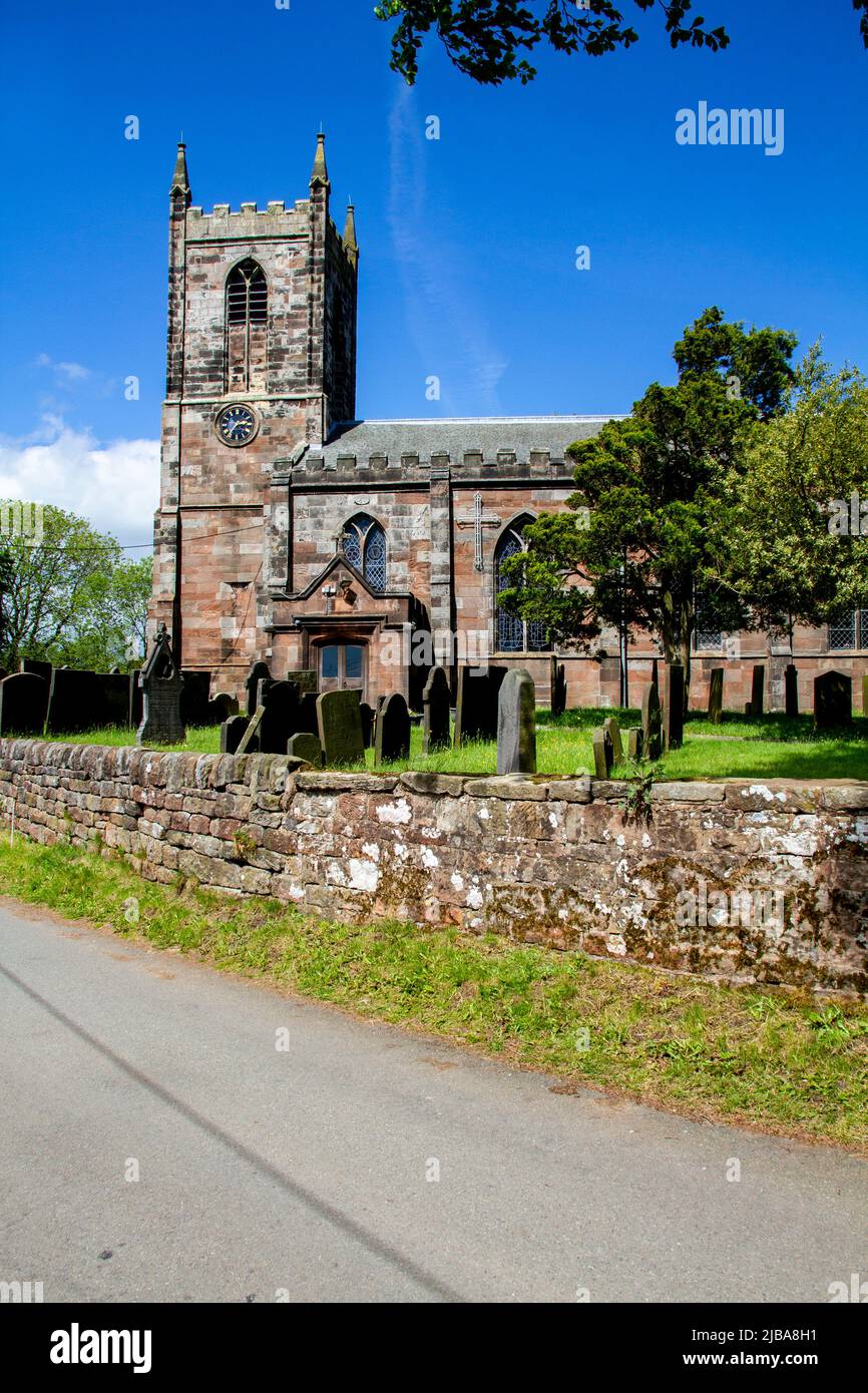 Église Saint-Léonard d'Ipstone Staffordshire Banque D'Images