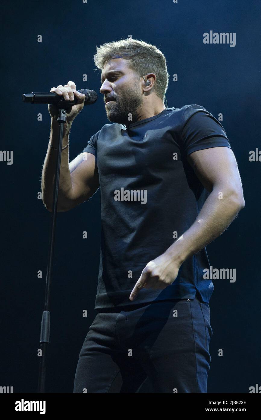 Pablo Alboran concert à Madrid, Espagne avec: Pablo Alboran où: Madrid, Espagne quand: 06 juillet 2021 crédit: Oscar Gonzalez/WENN Banque D'Images