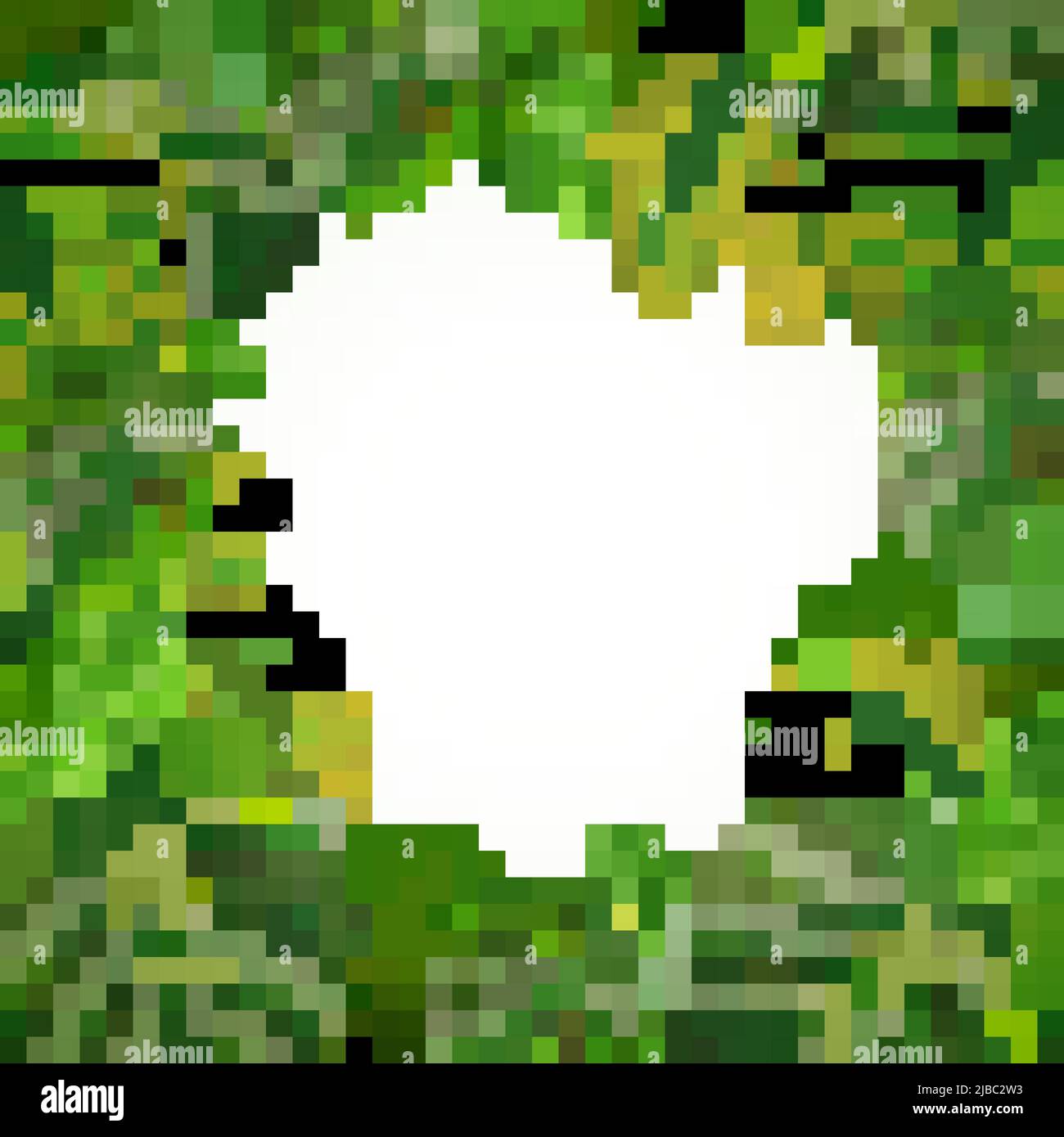 Feuilles tropicales branche de palmier réaliste composition de cadre transparent avec espace de cercle vide entouré de feuilles vertes illustration vectorielle Illustration de Vecteur