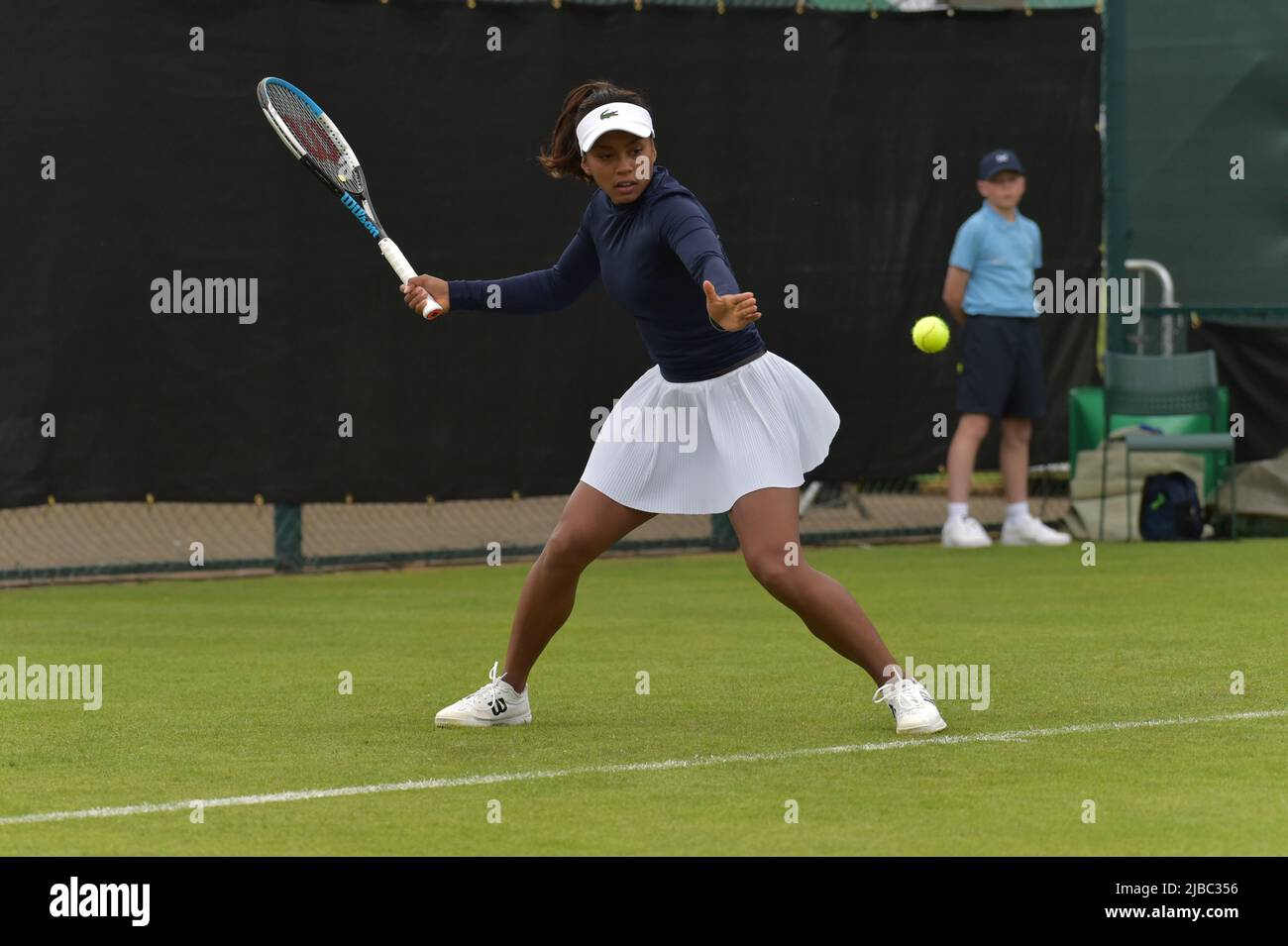 Photo : Français Tessah Andrianjafitrimo 23 ans de jeu au ROTHESAY OPEN NOTTINGHAM tennis Centre 4–12 juin 2022 toutes les images © Robert Leyland aucune utilisation sans autorisation préalable. Banque D'Images