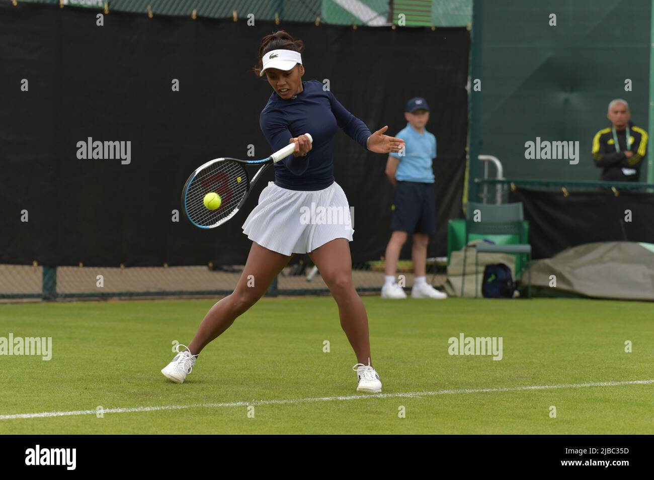Photo : Français Tessah Andrianjafitrimo 23 ans de jeu au ROTHESAY OPEN NOTTINGHAM tennis Centre 4–12 juin 2022 toutes les images © Robert Leyland aucune utilisation sans autorisation préalable. Banque D'Images