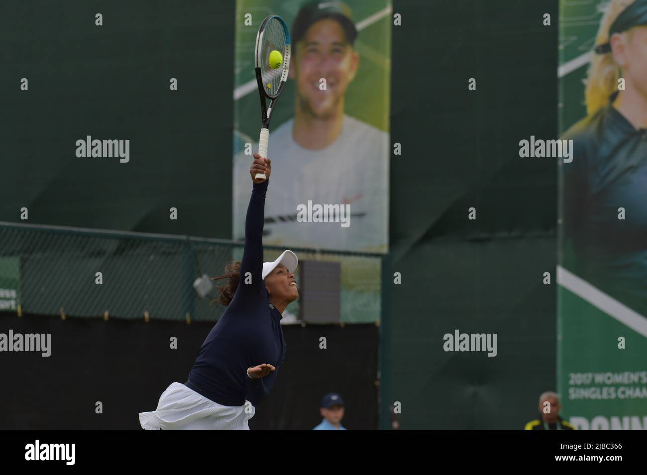 Photo : Français Tessah Andrianjafitrimo 23 ans de jeu au ROTHESAY OPEN NOTTINGHAM tennis Centre 4–12 juin 2022 toutes les images © Robert Leyland aucune utilisation sans autorisation préalable. Banque D'Images