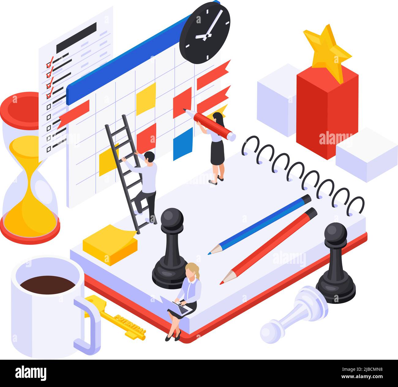 Croissance personnelle autodéveloppement symboles composition isométrique avec sablier planificateur de tâches horloge pièces d'échecs podium illustration vectorielle Illustration de Vecteur Croissance personnelle autodéveloppement symboles composition isométrique avec sablier planificateur de tâches horloge pièces d'échecs podium illustration vectorielle Illustration de Vecteur