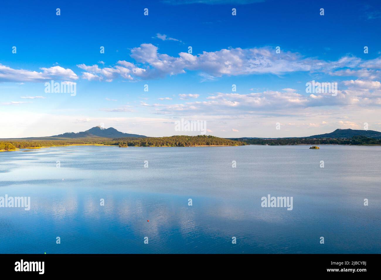 Machovo jezero, Máchův kraj, Ceska republika / Lac de Macha, république Tchèque Banque D'Images