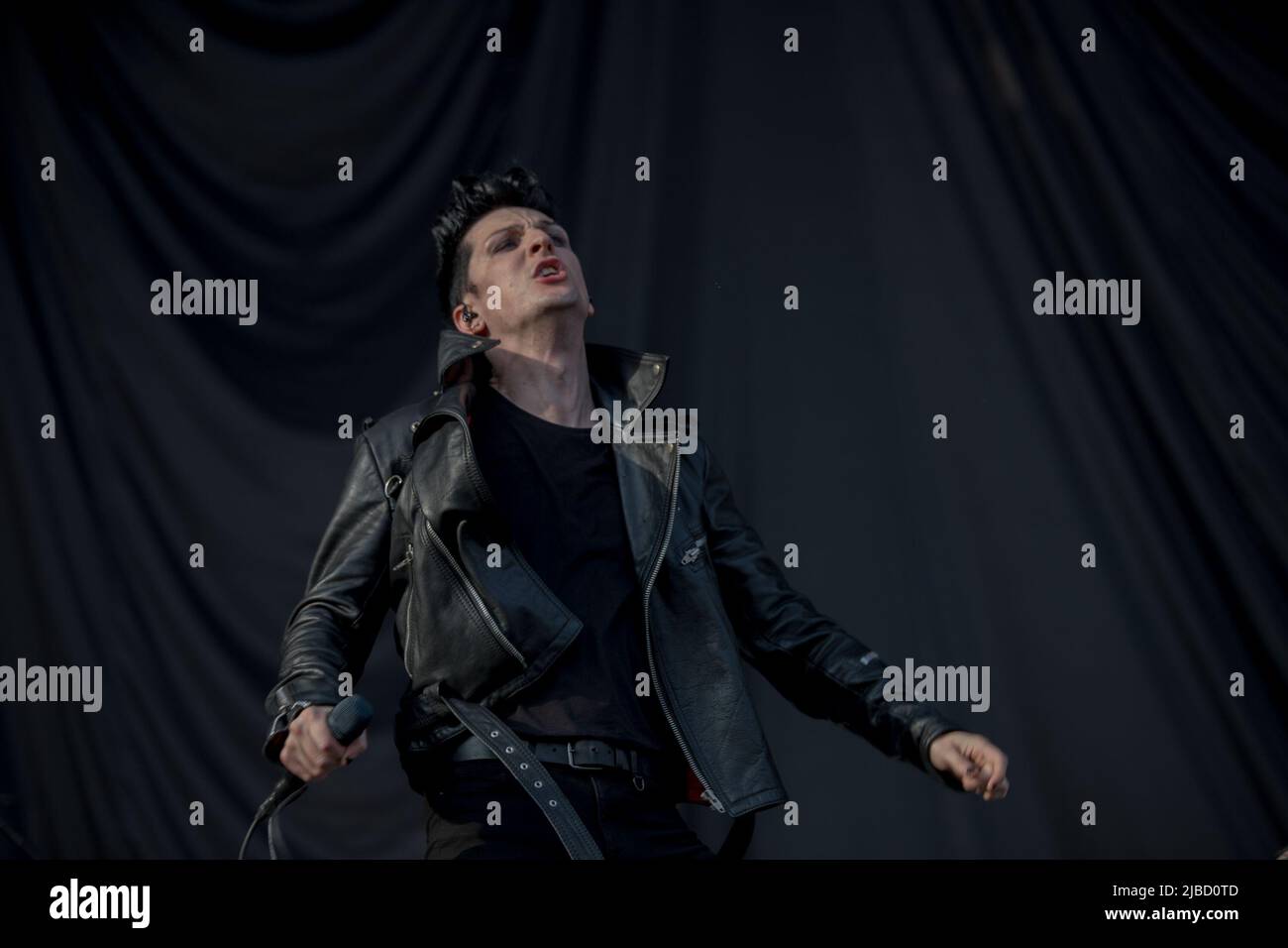 Les groupes Barns Courtney, Creeper et Stracrawler ont ouvert le concert de My Chemical Romance au Bologna Sonic Park 2022. (Photo de Carlo Vergani/Pacific Press) Banque D'Images