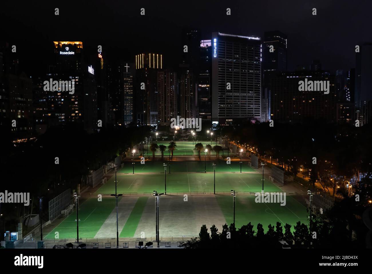 Hong Kong, Chine. 04th juin 2021. Vue générale sur le parc Victoria, site traditionnel de la veillée annuelle Tienanmen aux chandelles. Le gouvernement de Hong Kong a mis fin à toute commémoration publique du 33rd° anniversaire de l'incident de la place Tiananmen. (Photo de David Chan/SOPA Images/Sipa USA) crédit: SIPA USA/Alay Live News Banque D'Images Hong Kong, Chine. 04th juin 2021. Vue générale sur le parc Victoria, site traditionnel de la veillée annuelle Tienanmen aux chandelles. Le gouvernement de Hong Kong a mis fin à toute commémoration publique du 33rd° anniversaire de l'incident de la place Tiananmen. (Photo de David Chan/SOPA Images/Sipa USA) crédit: SIPA USA/Alay Live News Banque D'Images