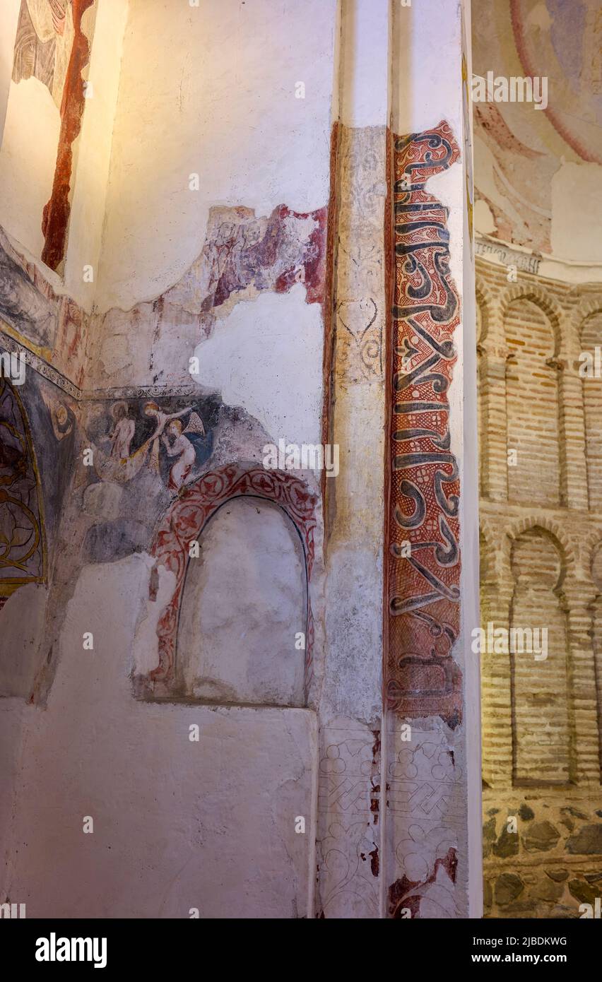 Mosquée Cristo de la Luz. Tolède, Castilla la Mancha, Espagne. Banque D'Images