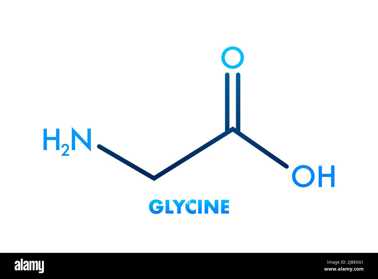 Formule glycine. Formule glycine, excellent design pour toutes les utilisations Illustration de Vecteur