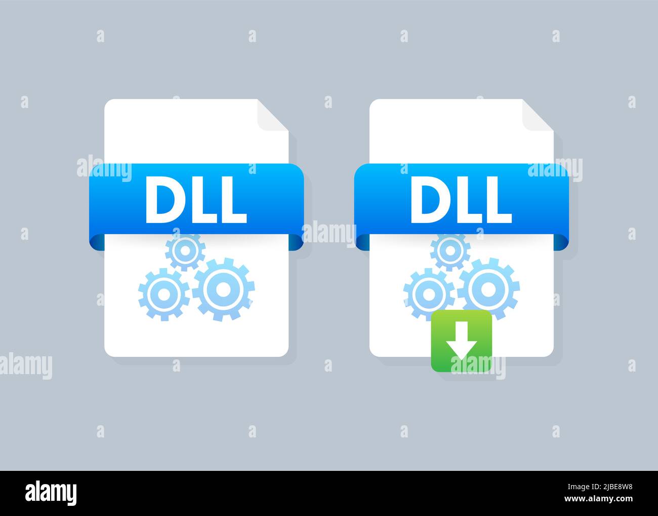 Dynamic link library Banque d'images vectorielles - Alamy