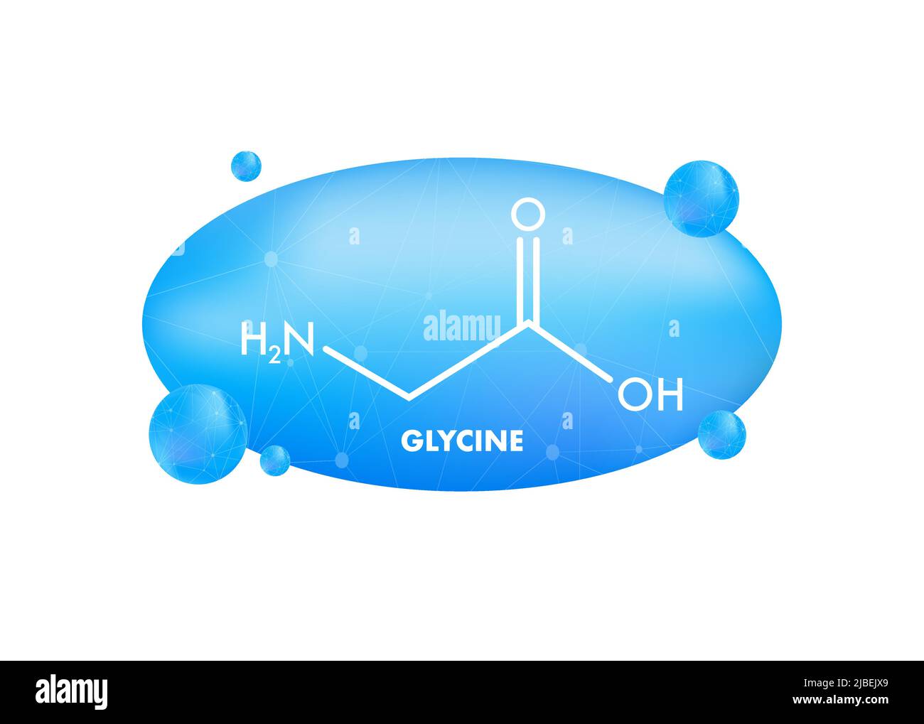 Formule glycine. Formule glycine, excellent design pour toutes les utilisations Illustration de Vecteur