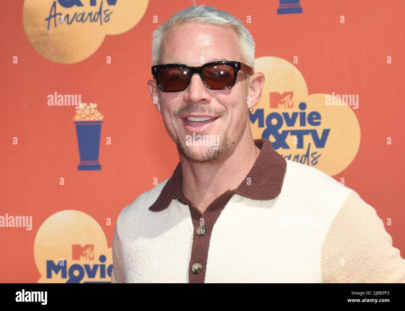 Los Angeles, États-Unis. 05th juin 2022. Diplo arrive aux MTV Movie & TV Awards 2022 qui se tiennent au Barker Hangar de Santa Monica, CA, le dimanche, ?5 juin 2022. (Photo par Sthanlee B. Mirador/Sipa USA) crédit: SIPA USA/Alay Live News Banque D'Images