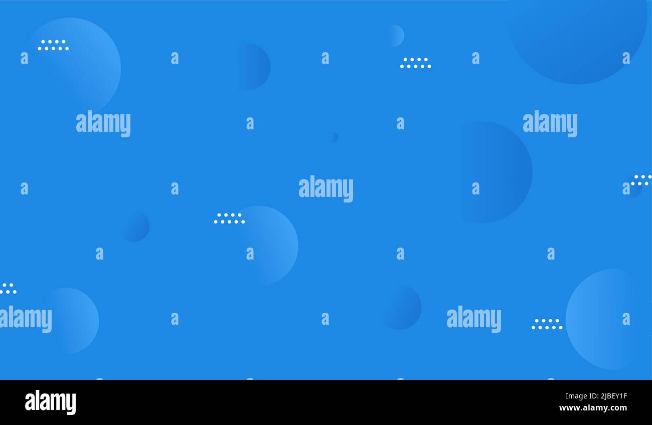 Arrière-plan abstrait minimaliste bleu haut de gamme avec dégradé circulaire ou à bulles. Papiers peints exclusifs pour affiches, brochures, présentations, sites Web Illustration de Vecteur