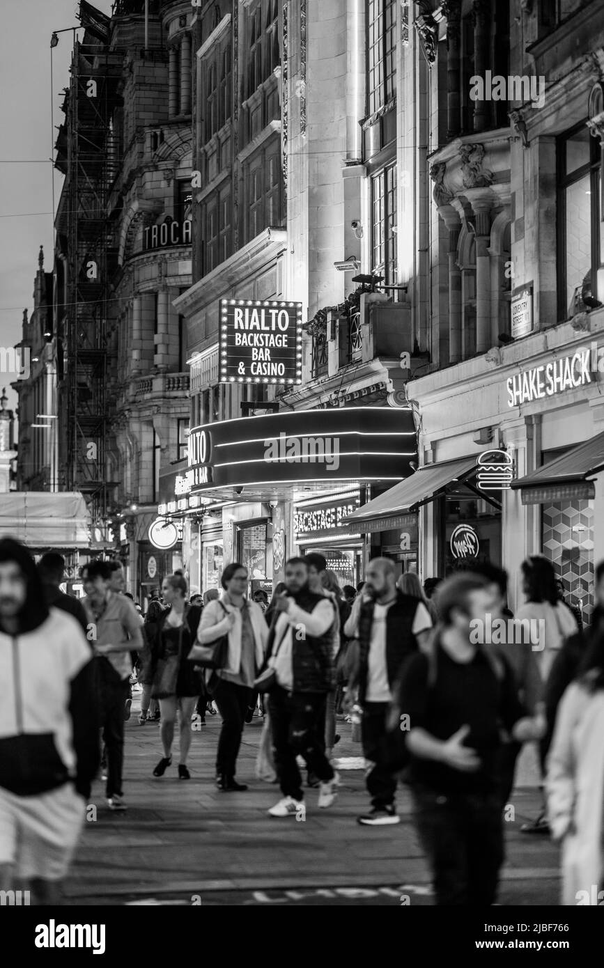 Londres West End dans le Jubilé de platine année 2022 Banque D'Images