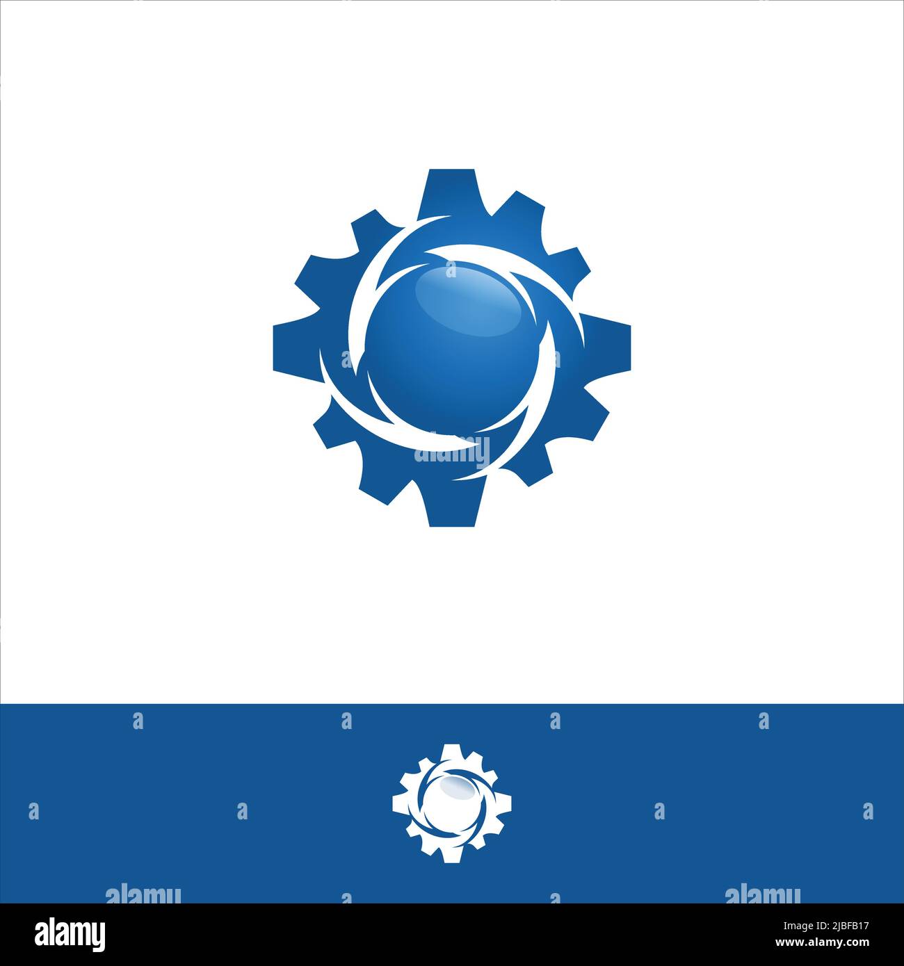 Logo Gear TECH pour votre meilleure entreprise. Illustration vectorielle EPS.8 EPS.10 Illustration de Vecteur