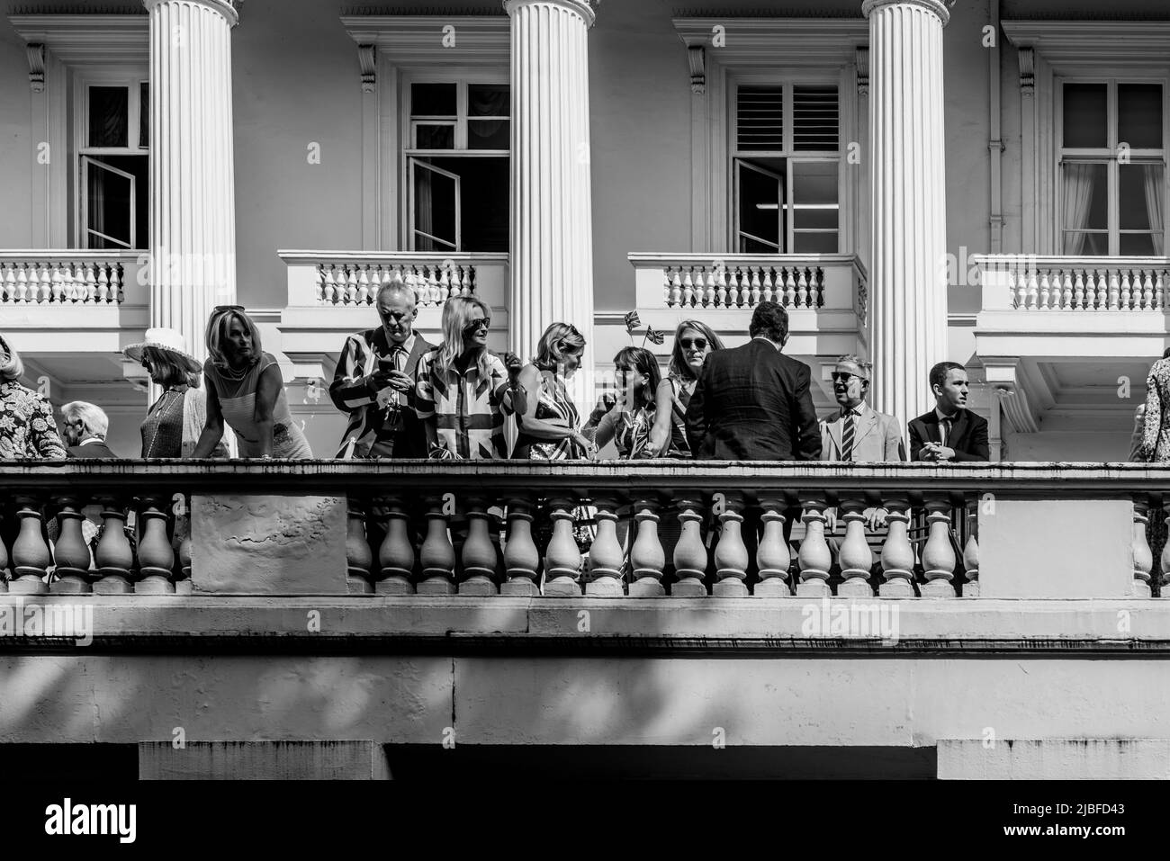 Londres le long du Mall dans l'année du Jubilé de platine Banque D'Images