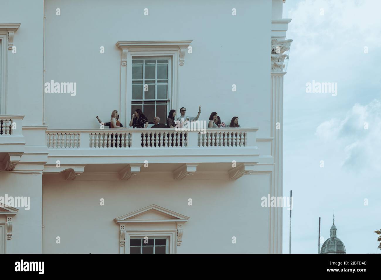 Londres le long du Mall dans l'année du Jubilé de platine Banque D'Images