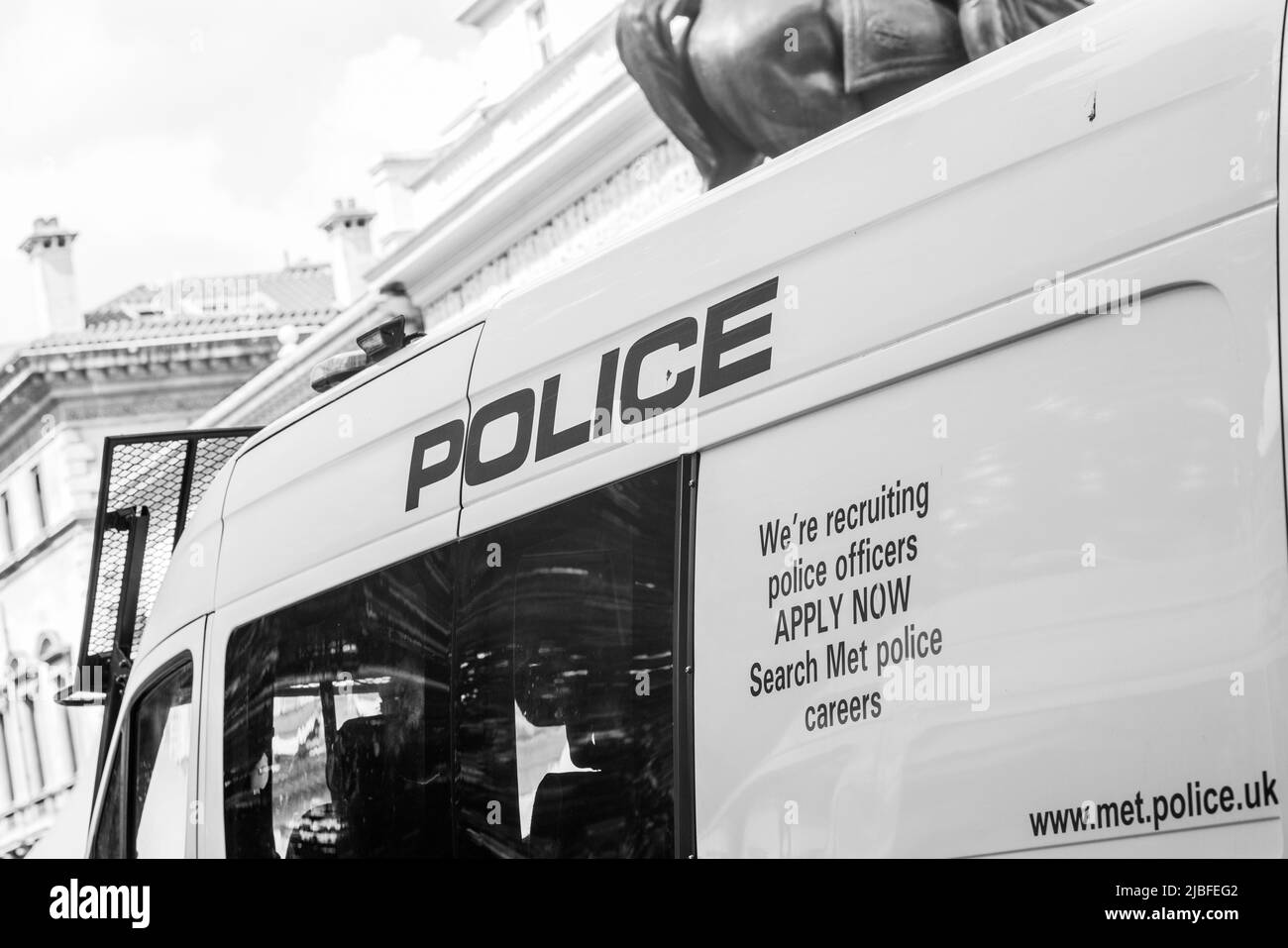 Londres le long du Mall dans l'année du Jubilé de platine Banque D'Images